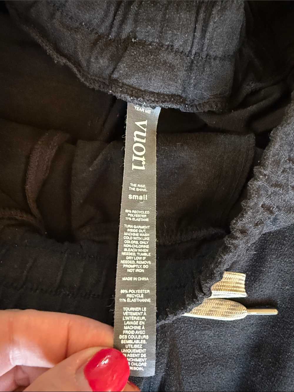 Vuori Ponte dark gray Performance Pant, 30 inch, size small - Picture 9 of 14